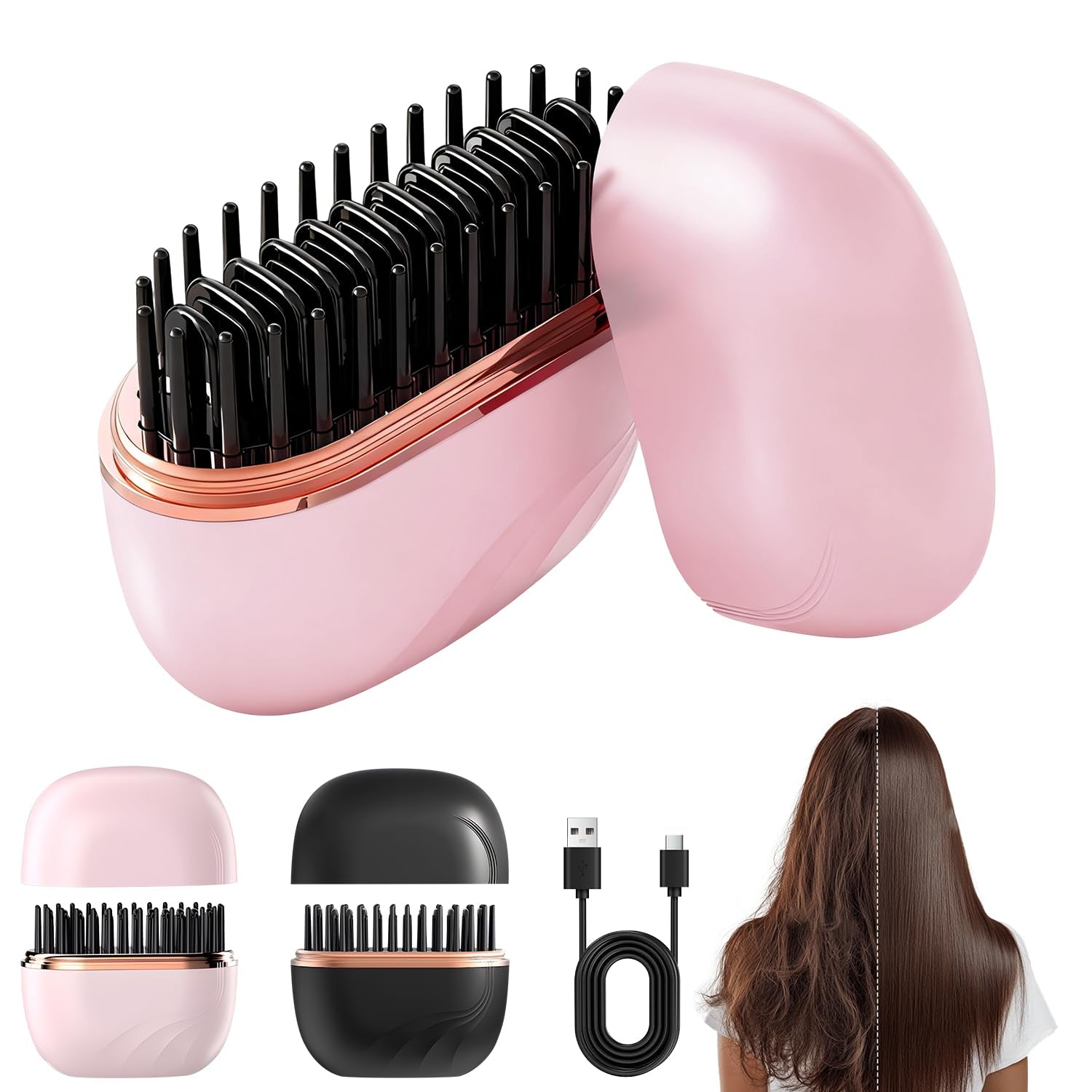 Portable Electric Heating Hair Straightener